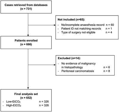 Intraoperative end-tidal carbon dioxide levels are not associated with recurrence-free survival after elective pancreatic cancer surgery: a retrospective cohort study